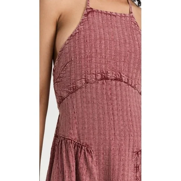 120. FREE PEOPLE Mind Over Matter Midi in Burnt Henna Sz M NWOT $198 - Picture 11 of 12